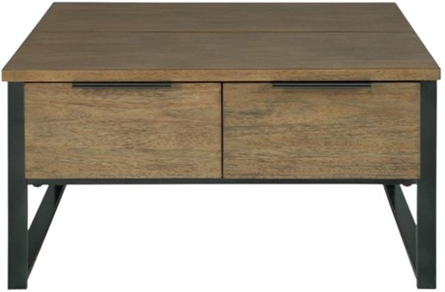 Signature Design by Ashley® Montia Light Brown Lift Top Cocktail Table-2
