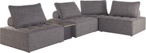 Signature Design by Ashley® Bree Zee 5-Piece Brown Fabric Outdoor Sectional Set