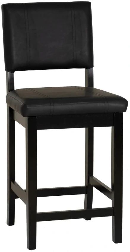 Linon Milano Black Counter Stool-0