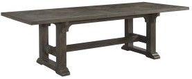 Mazin Furniture Sarasota 5 Piece Driftwood Brown Dining Set-2