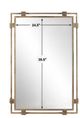 Uttermost® Elsher Antiqued Gold Mirror-3
