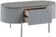 ACME Furniture Yukino Gray Coffee Table with Chrome Base-4