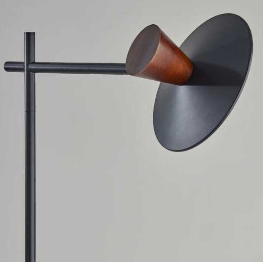 Adesso® Elmore Black LED Floor Lamp-4