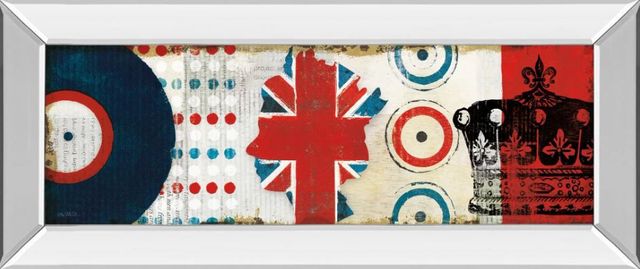 Classy Art British Invasion l by Mo Mullan Mirror Framed Wall Art-0