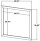 Coaster® Kaywood Natural Pine Dresser Mirror-4