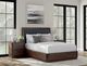 Signature Design by Ashley® Dilenno Dark Brown California King Upholstered Panel Bed-4
