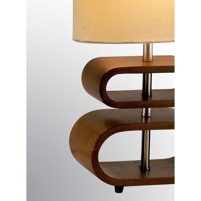 Adesso® Rhythm Walnut Table Lamp-1