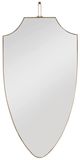 Century® Windsor Smith Polished Brass Shield Mirror-0
