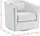 Elements International Stanton Mercer Navy Swivel Chair-3