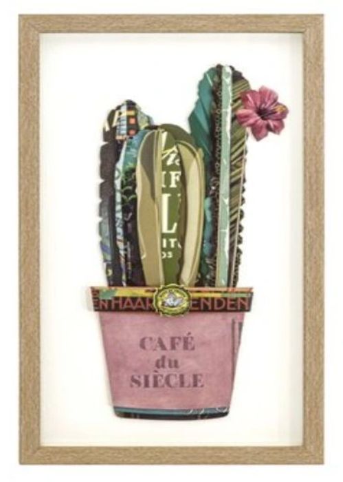 YHD Cactus Collage II Wall Art-0