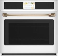Café™ Professional Series 30" Matte White Electric Single Wall Oven