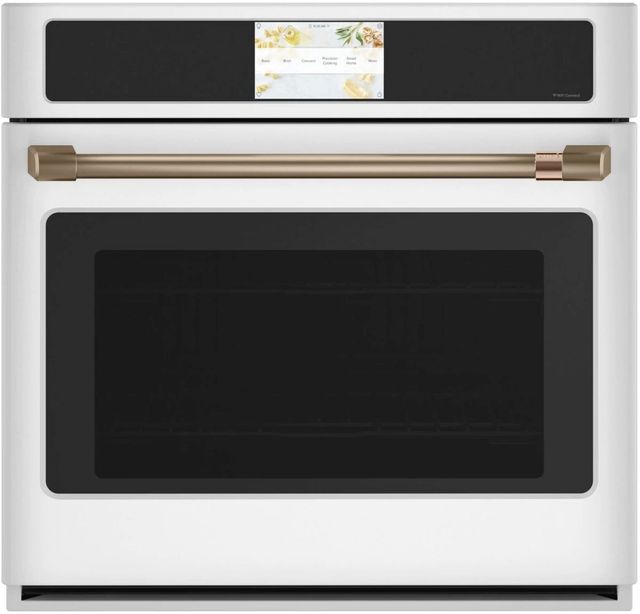 Café™ Professional Series 30" Matte White Electric Single Wall Oven-0