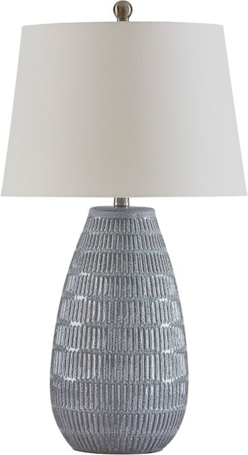 Signature Design by Ashley® Kaidins Blue/White Table Lamp-0