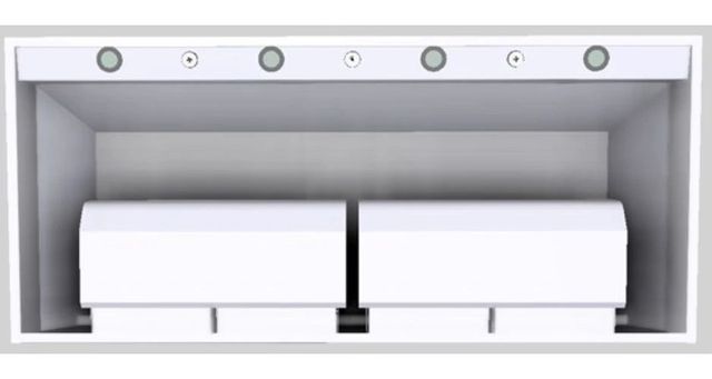 Vent-A-Hood® Designer Series 54" White Wall Mounted Range Hood-3