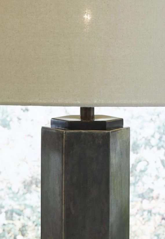 Signature Design by Ashley® Dirkton Antique Pewter Accent Lamp-1