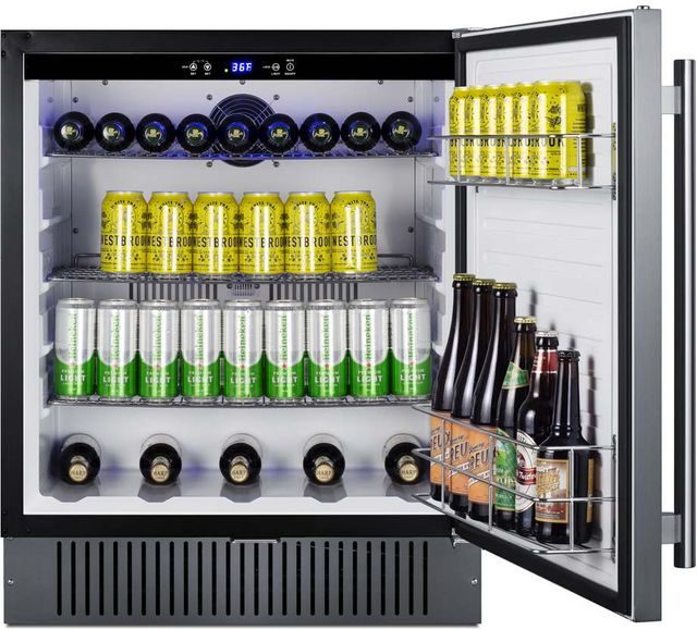 Summit® 27" Stainless Steel Under the Counter Refrigerator-3