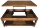 American Wholesale Furniture Woodsman Medium Walnut Lift Top Cocktail Table-1