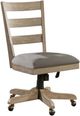 Riverside Furniture Perspectives Sun-Drenched Acacia Wood Back Upholstered Desk Chair-0