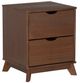 Powell® Portix Walnut 2-Drawer Nightstand-0