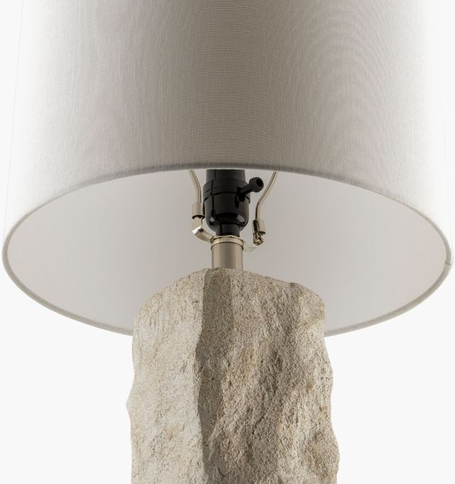 Surya Marie Natural White Table Lamp-3