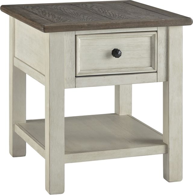 Signature Design by Ashley® Bolanburg 3-Piece Two-tone Living Room Table Set-2