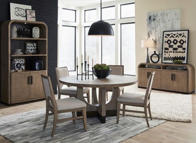 Magnussen Home® Tristan Swiss Coffee Brown Dining Cabinet-1