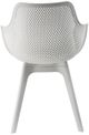A & B Home White Arm Chair-3