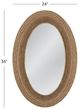 Bassett Mirror Regatta Natural Jute Rope Wall Mirror-2