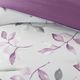 Olliix by Madison Park Essentials Lafael Purple Twin Complete Comforter and Cotton Sheet Set-5