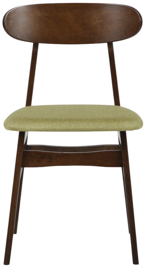 New Classic® Home Furnishings Morocco Green/Walnut Dining Side Chair-2