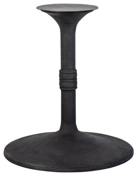 Nest Home Collections Sadie Antique Gray Round Counter Table with Iron Base-2