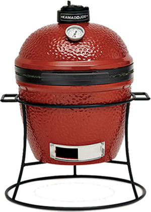 Front view of the Kamado Joe® Joe Jr.® 13.5" Red Portable Charcoal Grill