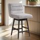 Armen Living Elias 4-Piece Gray Counter Stool Set-1