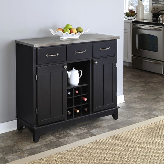 homestyles® Buffet Of Buffets Black/Stainless Steel Server-1