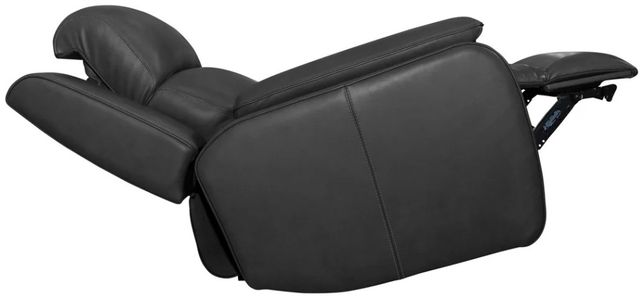 Flexsteel® Ziggy Iron Leather Power Recliner with Power Headrest and Lumbar-1