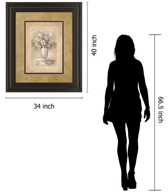 Classy Art White Bounty Il By Vivian Flasch Wall Art-3