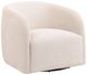 Dovetail Furniture Neva Niagara Cream Swivel Chair-0