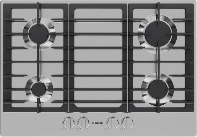 Bosch® 300 Series 30" Stainless Steel Gas Cooktop-0