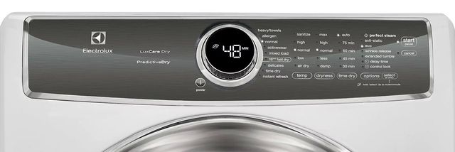 Electrolux 8.0 Cu.Ft. Island White Front Load Gas Dryer-3