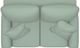 La-Z-Boy® Natalie Teal Loveseat-2