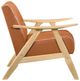Homelegance® Damala Matt Brown/Natural Accent Chair-3