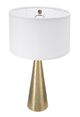 A & B Home Gold/White Cone Table Lamp-1