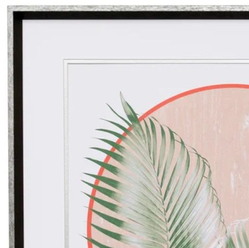 Stylecraft Pink/White Wall Art-1