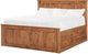 Archbold Furniture Customizable Shaker King Chest Panel Storage Bed-4