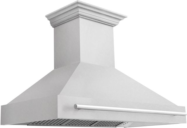 ZLINE 48" Satin Stainless Steel Wall Mounted Range Hood-0