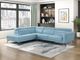 Homelegance® Giselle 2-Piece Blue Left-Arm Facing Sectional and Chaise-1