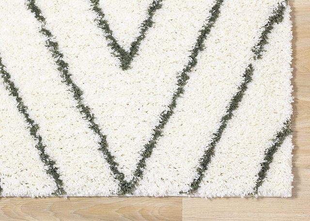 Kalora Interiors Pascal Cream/Green 5'x8' Area Rug-4