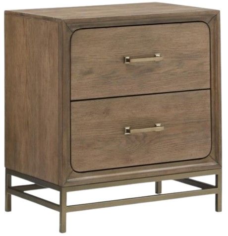 Magnussen Home® Lindon Belgian Wheat Drawer Nightstand-0