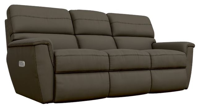 La-Z-Boy® Ava Mineral Leather Power Reclining Sofa with Headrest and Lumbar-0