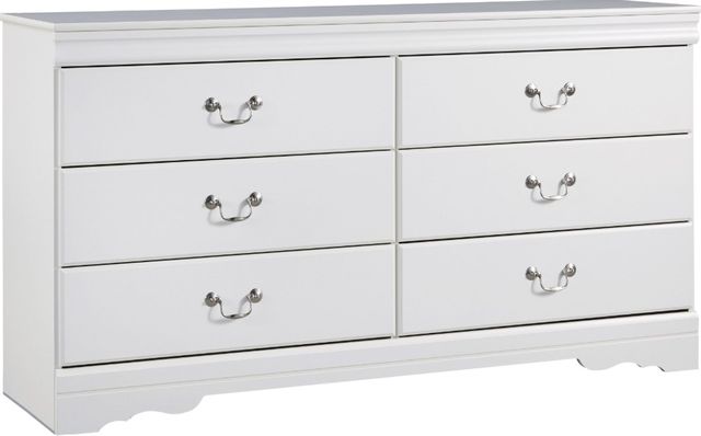 Signature Design by Ashley® Anarasia 3-Piece White Twin Sleigh Bed Set-2